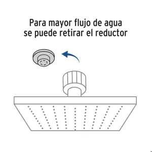 Foset ReRegadera cromo 10