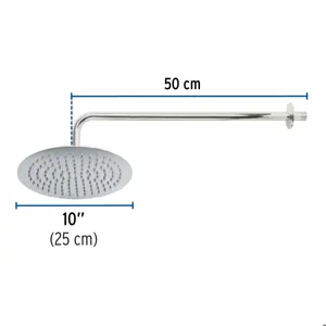 Foset Regadera cromo 10