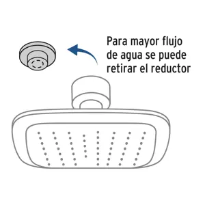 Foset Regadera cuadrada 3-3/4