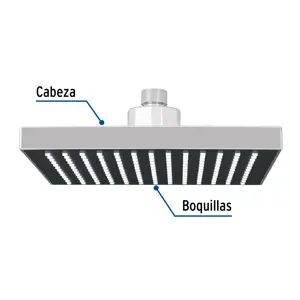 Regadera cuadrada ABS 8