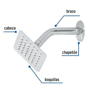 Foset Regadera cuadrada 4