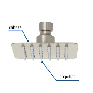 Foset Regadera cuadrada 4