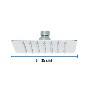 Foset Regadera cuadrada 6