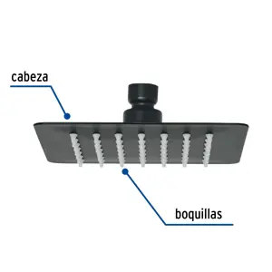 Foset Regadera cuadrada 6