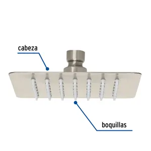 Foset Regadera cuadrada 6