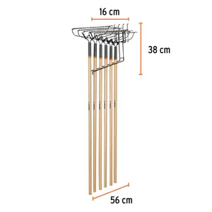 Rack para rastrillos jardineros 14 dientes, Truper