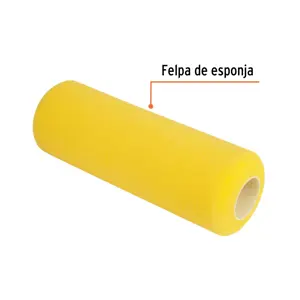 Truper Felpa para rodillo, esponja 9 x 3/4