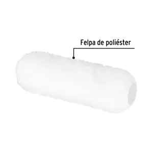 Felpa para rodillo, 9 x 3/4