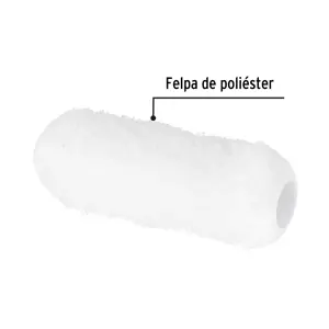 Felpa para rodillo, 9 x 1