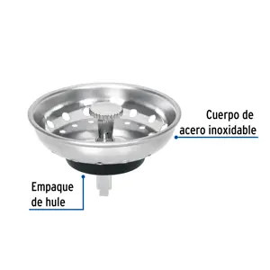 Canastilla inox para contracanasta 3-1/2