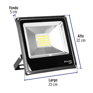 Reflector delgado de LED 30 W luz de día, Volteck