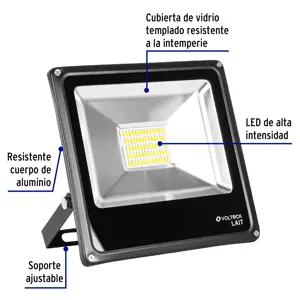 Reflector delgado de LED 30 W luz cálida, Volteck