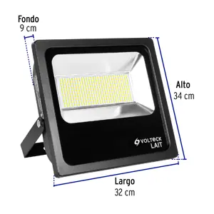 Reflector delgado de LED 150 W luz de día, Volteck