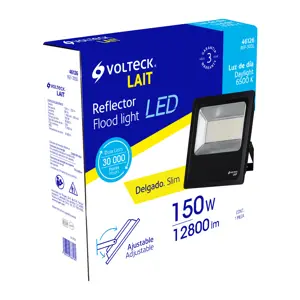 Reflector delgado de LED 150 W luz de día, Volteck