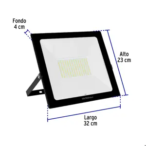 Reflector ultra delgado LED 150 W luz de día, Volteck Basic