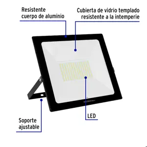 Reflector ultra delgado LED 150 W luz de día, Volteck Basic