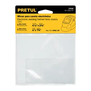 Bolsa c/2 micas para careta CAREL-12P, PRETUL