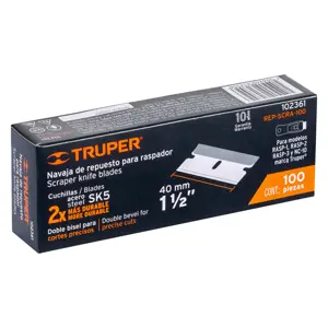 Truper Caja con 100 cuchillas de repuesto para RASP-3,2,1 y NC-10