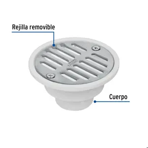 Foset Resumidero polipropileno, redondo, modelo 