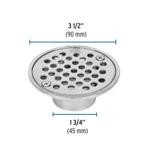 Foset Resumidero de zinc, redondo, modelo 