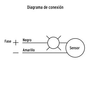 Sensor de movimiento con interruptor de pared, Volteck