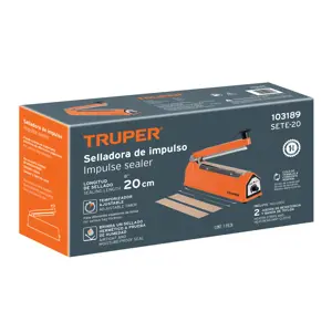 Selladora térmica 20 cm, 300 W, Truper