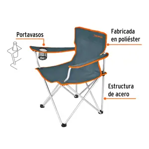 Silla plegable portátil, Truper