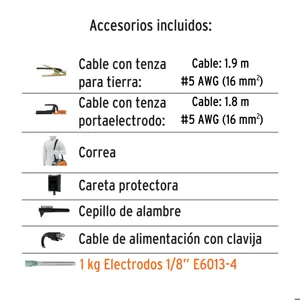 Mini soldadora inversora 100A, 127V, TRUPER