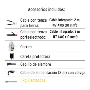 Mini soldadora inversora 100A, 127V, PRETUL