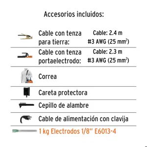 Soldadora inversora 200 A, 220 V, Truper