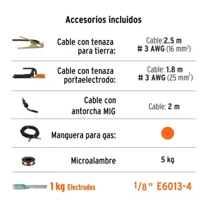 Soldadora multiproceso de 250 A, Truper Expert