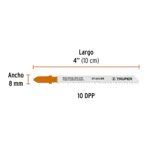 Truper Blíster con 5 seguetas 10 DPP zanco 