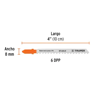 Truper Blíster con 5 seguetas 6 DPP zanco 