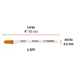 Truper Blíster con 5 seguetas 6 DPP zanco 