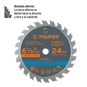 Truper Disco sierra 6-1/2