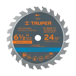 Truper Disco sierra 6-1/2