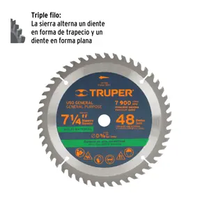 Truper Disco sierra 7-1/4