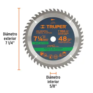 Truper Disco sierra 7-1/4