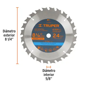 Truper Disco sierra 8-1/4