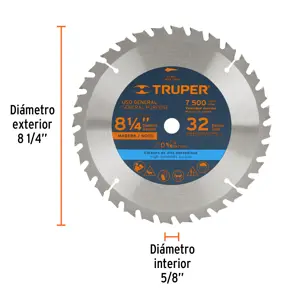 Truper Disco sierra 8-1/4