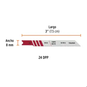 Truper Blíster con 5 seguetas 24 DPP zanco 