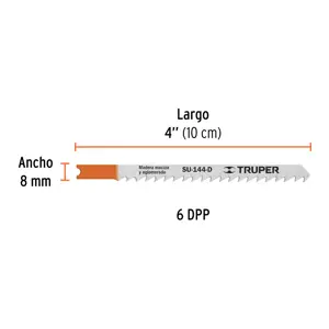 Truper Blíster con 5 seguetas 6 DPP zanco 