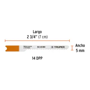 Truper Blíster con 5 seguetas 14 DPP zanco 