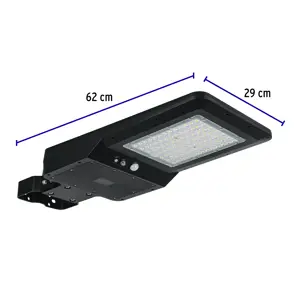 Volteck Luminario suburbano LED 40 W c/panel solar y control remoto