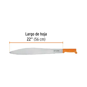 Machete acapulqueño de 22