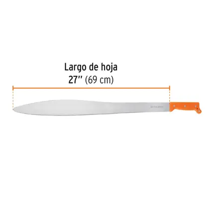 Machete acapulqueño de 27