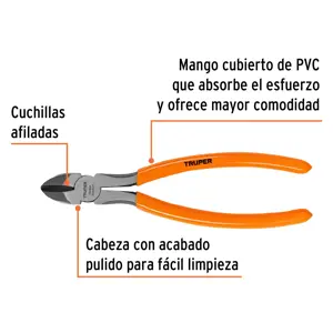 Pinza de corte diagonal 8