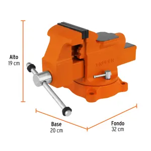 Truper Tornillo de banco 4