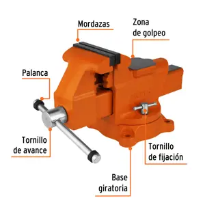 Truper Tornillo de banco 5