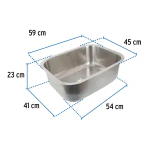 Tarja de submontar 59x46x23cm, Foset Riviera